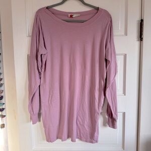 Free People “Beach” Swim Coverup Cotton Blousey Sleeves Pockets